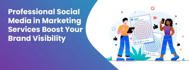 Social media marketers analyzing engagement metrics and brand visibility