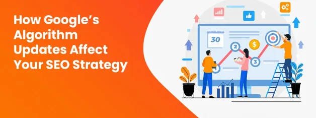 SEO team analyzing Google algorithm updates and ranking metrics