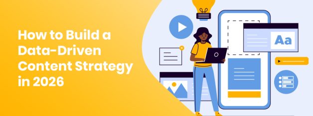 Data driven content strategy planning with analytics, mobile interface, and creative elements