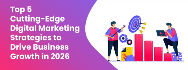 Digital marketing strategies for business growth with performance metrics and target goals